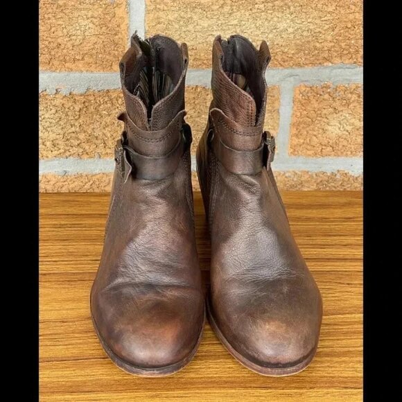 Felmini leather ankle boots 41/9.5 - Picture 2 of 16